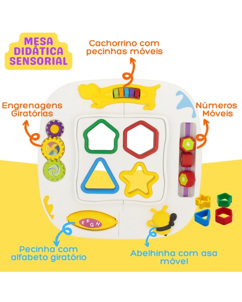 Mesinha Didática Infantil Sensorial (outra foto)