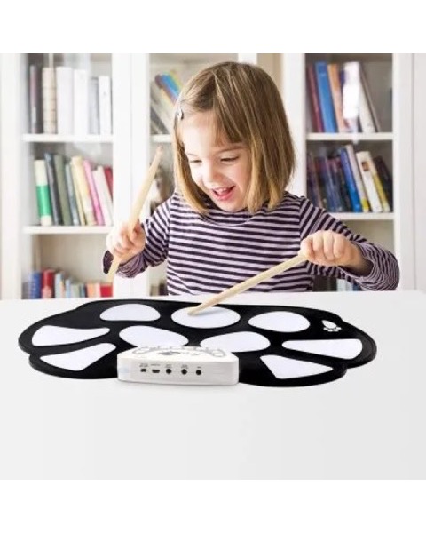 Bateria Eletrônica Musical Dobrável de Silicone (outra foto)