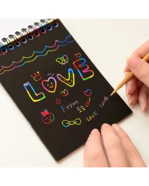 Bloco de Desenho com Papel Mágico Colorido