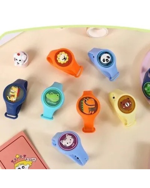 Pulseira Repelente Infantil Anti Mosquito com LED (outra foto)