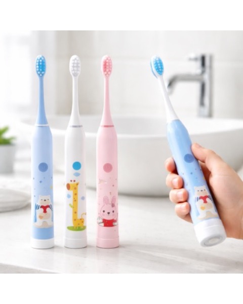 Escova Dental Elétrica Infantil Recarregável USB