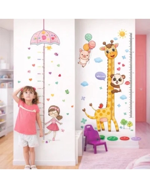 Adesivo Régua de Crescimento Infantil para Parede