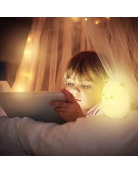 Luminária de Silicone Touch Bichinhos Recarregável (outra foto)