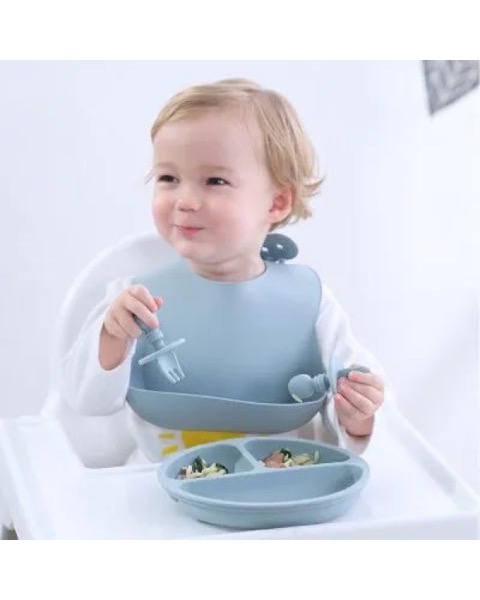 Kit Refeição Bebê em Silicone 8 Peças (outra foto)