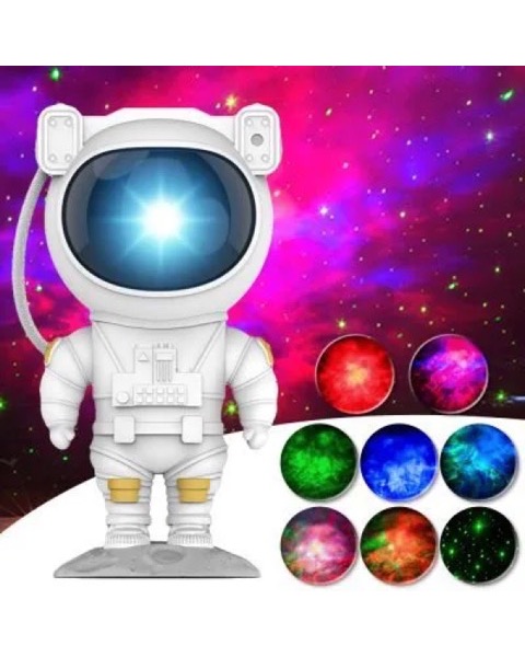 Astronauta Projetor de Galáxia e Estrelas (outra foto)
