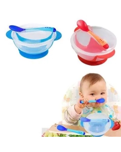 Kit Pratinho Bebê com Ventosa e Talher