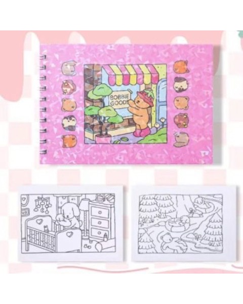 Livro de Colorir Caderno Espiral com Desenhos (outra foto)