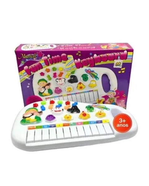 Teclado Piano Infantil Fazendinha com Sons de Animais (outra foto)