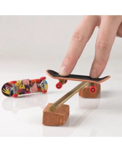 Mini Skate de Dedo Kit com 2 Unidades
